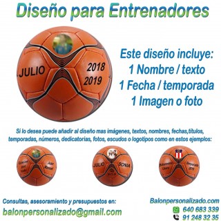 Balón Balonmano Personalizable con Fotos y nombre regalo Entrenador