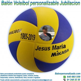 Balón Voleibol Personalizable diseño Jubilaciones