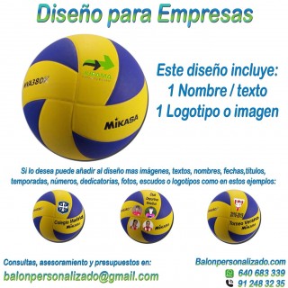 Balón Voleibol Personalizable con Fotos y textos Regalo empresa