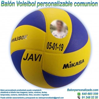 Balón Voleibol Personalizable diseño Comuniones