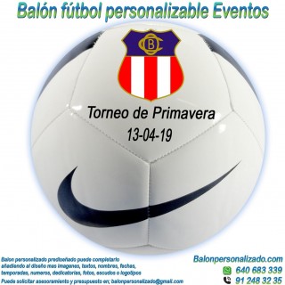 Balón Fútbol Personalizable con Imagenes textos para eventos Nike
