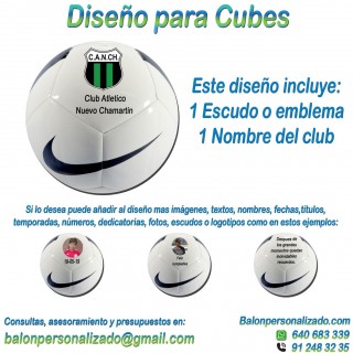 Balón Personalizado Con escudo y textos de Fútbol modelo nike pitch Regalo clubes, dedicatoria, fotos, fechas, logotipos