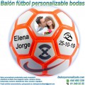 Balón Fútbol Sala Personalizable diseño Bodas-Novios