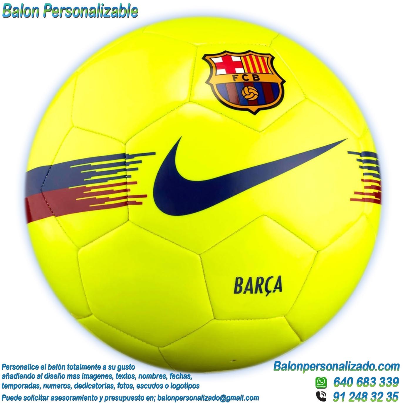 Details about   Bola Balon Pelota De Futbol Soccer Tamaño 5 Oficial Escudo Barcelona Original 