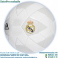 Balón Fútbol Personalizado del Real Madrid Blanco