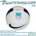 Ejemplo de Balón futbol personalizado nike con escudo y texto
