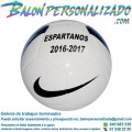 Ejemplo de Balón futbol personalizado nike con un texto