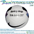 Ejemplo de Balón Fútbol personalizado Boda