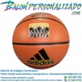 Ejemplo de Balón Baloncesto personalizado nombre + dedicatoria