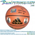 Ejemplo de Balón Baloncesto personalizado con imagenes y texto
