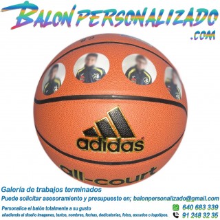 balon personalizado baloncesto fotos imagen trasera