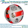Ejemplo de Balón ADIDAS de Fútbol personalizado agradecimiento entrenador