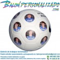 Ejemplo de Balón NIKE de Fútbol personalizado con fotos con nombre