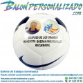 Ejemplo de Balón de Fútbol NIKE personalizado con fotos, escudo y frase