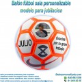 Balón Fútbol Sala Personalizable diseño Jubilaciones