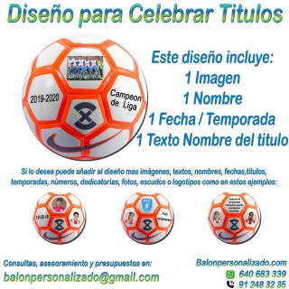 Balón Personalizado Con imágenes, nombres fecha de Fútbol Sala nike menor conmemoración de celebracion titulos