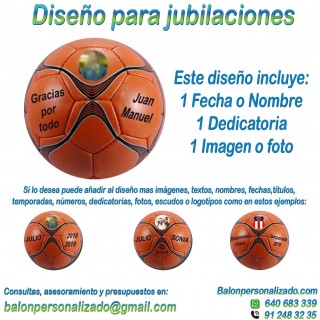 Balón Personalizado Con Fotos y textos de Balonmano Mikasa Regalo para Jubilación