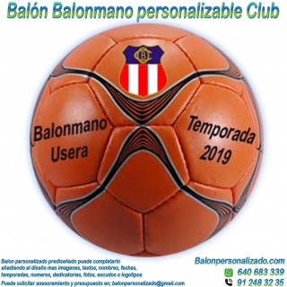 Balón Balonmano Personalizable diseño Clubes
